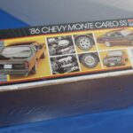 1986 CHEVY MONTE CARLO SS 1:24scale model kit MONOGRAM #2731 '80s vintage SEALED