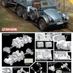 Dragon Models 1/72 Kfz.69 6x4 TOWING VEHICLE & 3.7cm PaK 35/36
