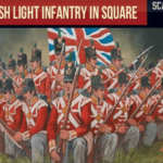 Strelets 1/72 Napoleonic British Light Infantry in Square