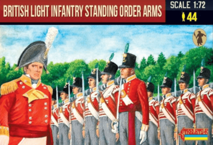 Strelets 1/72 Napoleonic British Light Infantry Standing Order Arms